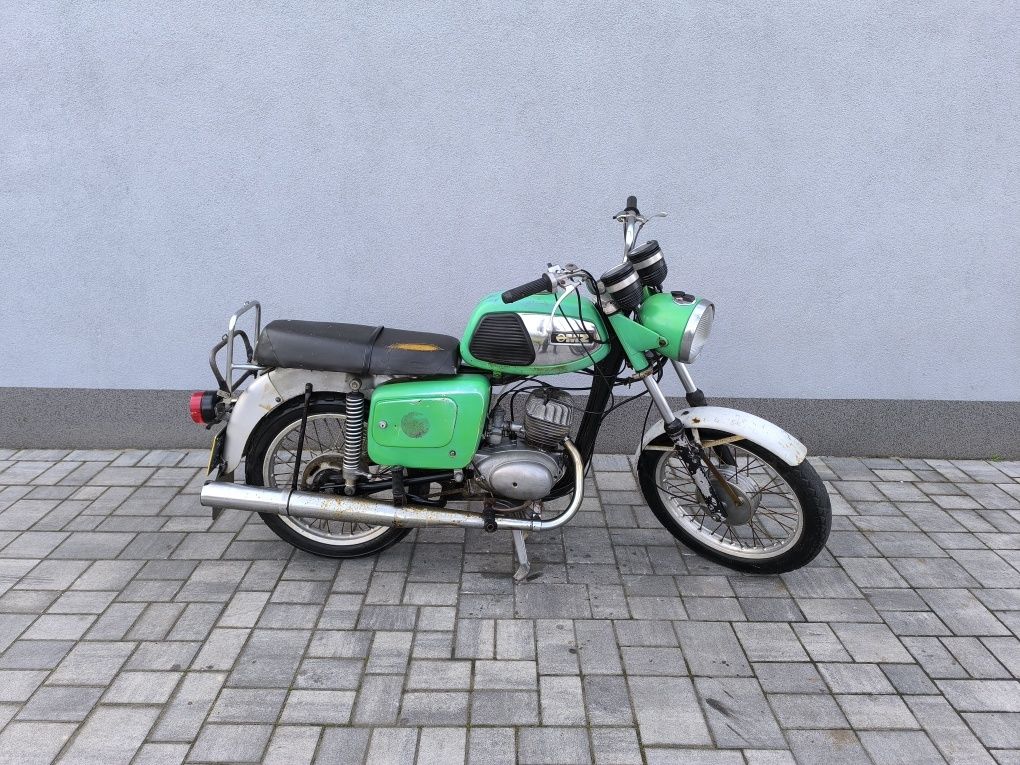 MZ TS 125 de Luxe zarejestrowana na zabytek.