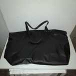Mala senhora pele e mochila