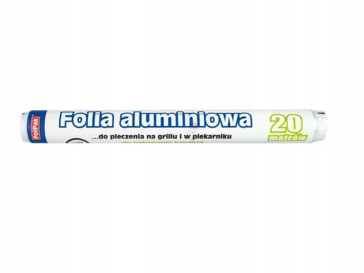 0313 FOLIA Aluminiowa do pieczenia PAKOWANIA 20M