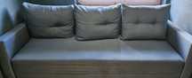 Sofa plus fotel uszak na nóżkach