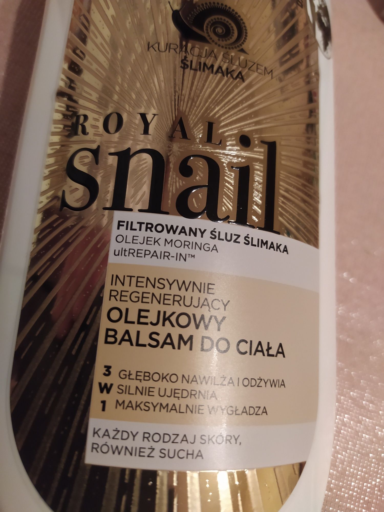 Olejkowy balsam do ciała Royal Snail  Eveline