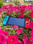Nintendo switch niebiesko-czerwone