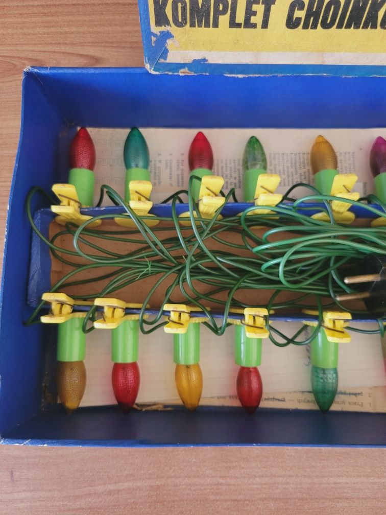 Lampki choinkowe prl