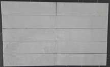 Płytki włoskie cegiełki Marazzi Lume White lux M6RN białe połysk