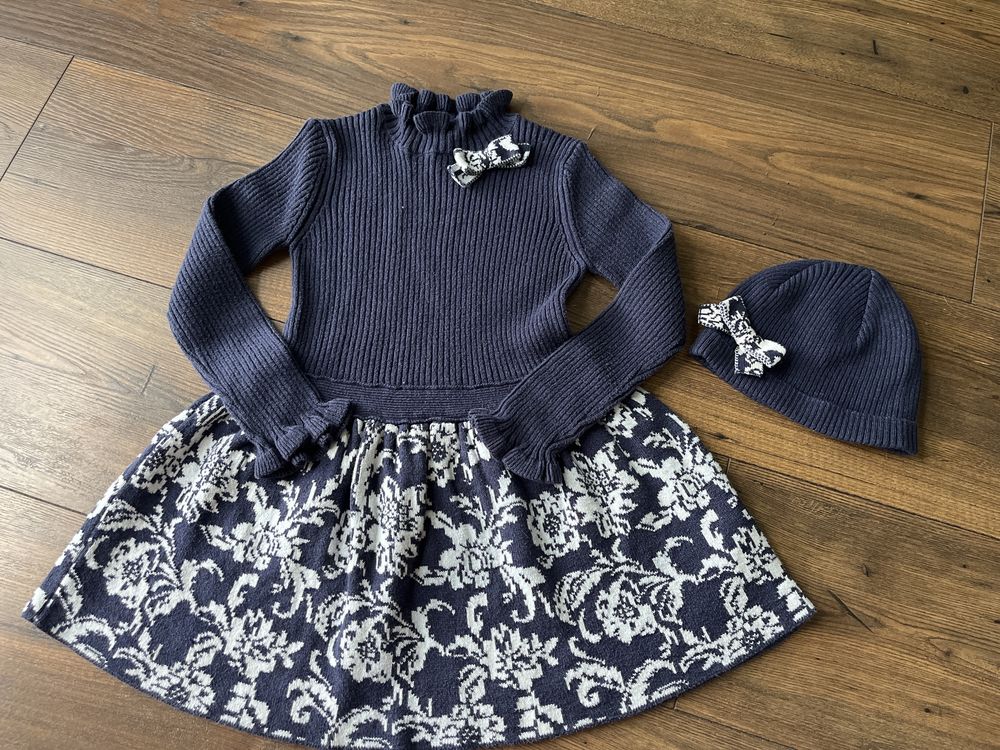 Dzianinowa miss mona mouse 104  z czapeczka 17”