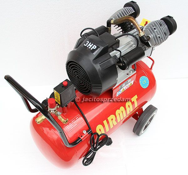 Sprężarka kompresor 50L 2 tłoki 3HP 2KW 250 l/min.