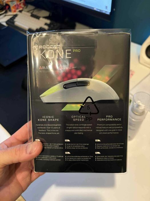 Mysz Roccat Kone Pro Biały (nowa)