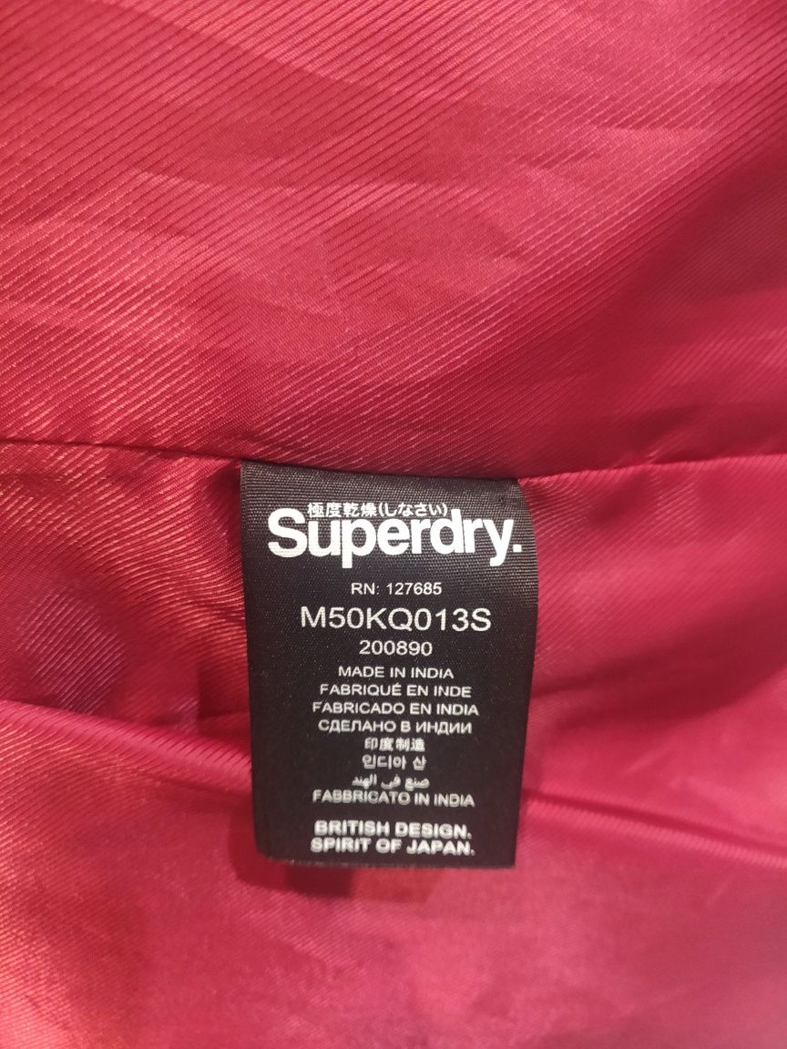 Кожаная куртка Super Dry Size M/L Original 100% Leather