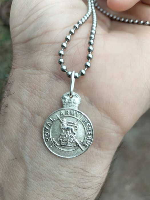 Срібна підвіска, вінтаж Royal Army