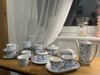 Serwis kawowy herbaciany porcelana Jäger Eisenberg Niemcy lata 60