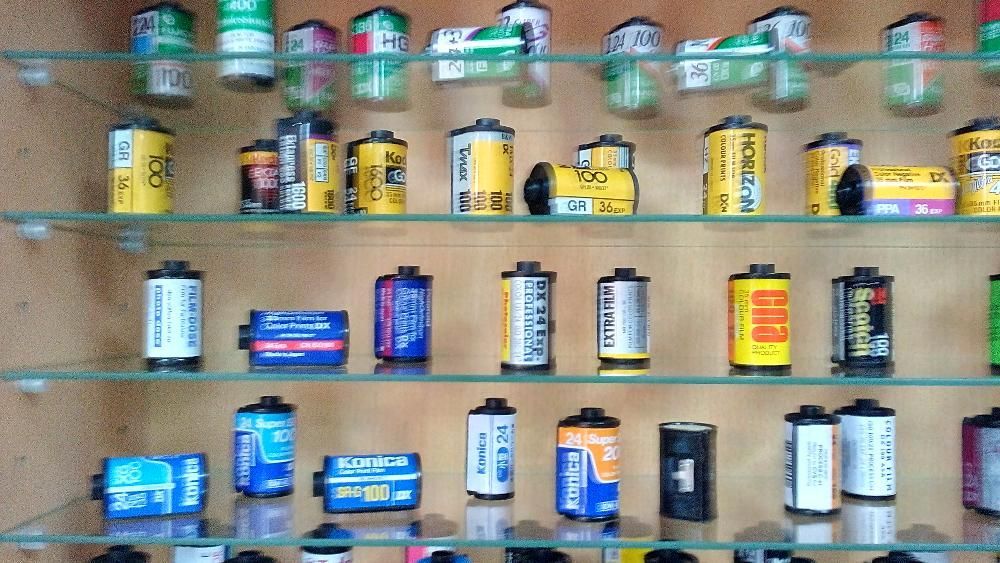 Rolos Fotográficos de 35mm vazios