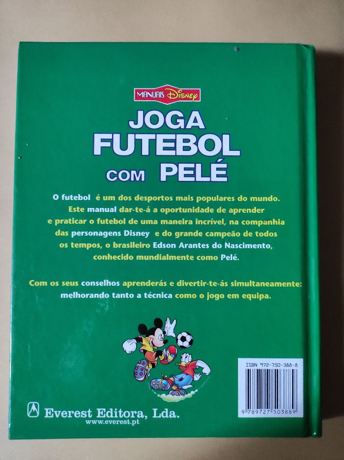 Joga Futebol com Pelé - Manuais Disney