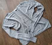 Only 40 L szary sweterek damski oversize