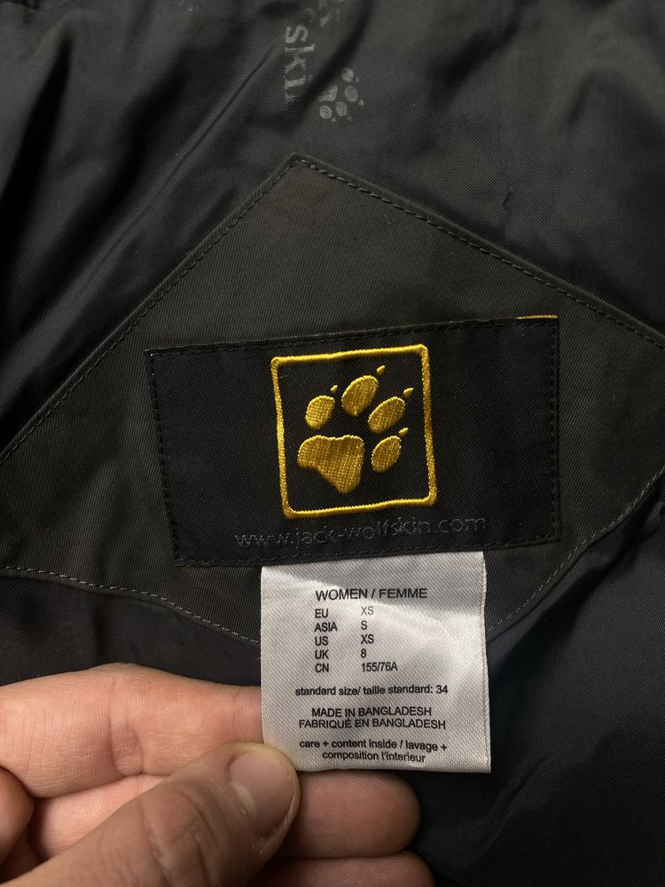 Jack Wolfskin Gorpcore Trekking Outdoor Puchowa Kurtka/Parka