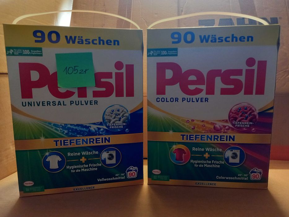 Proszek, płyn do prania Persil, Ariel, Lenor