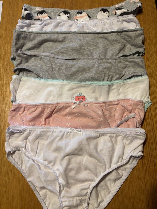 Majtki dziewczęce roz.158/164! Cena za 7 szt!
