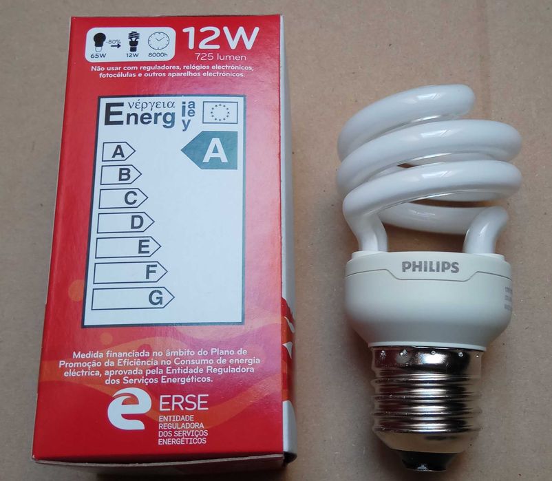 Lâmpadas LED E27 Novas - 36 Unidades (11W/60W e 12W/65W)