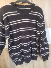 Sweter granatowy oversize