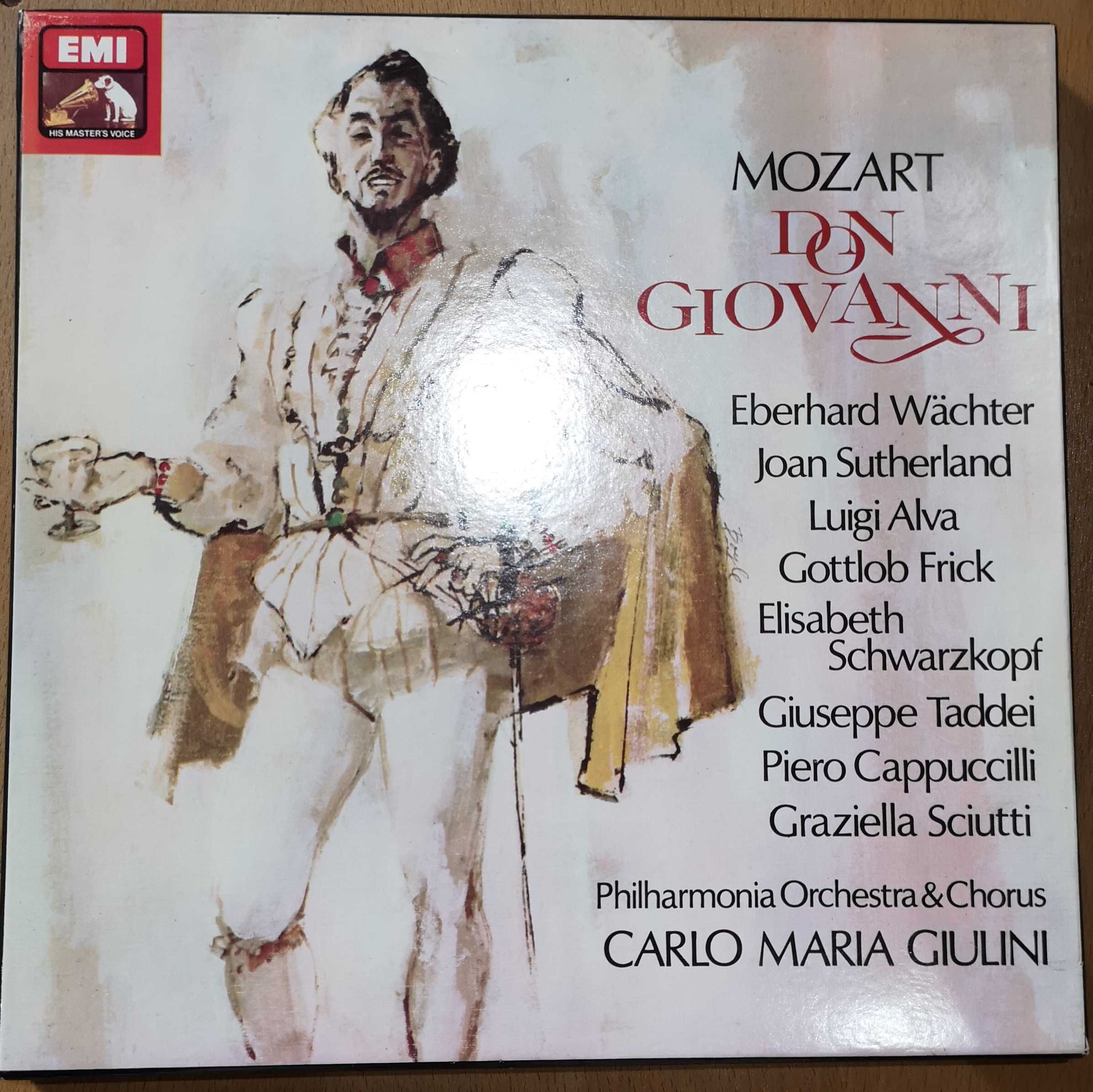 Caixa com 3 Lp Vinil, Ópera Don Giovanni de Mozart