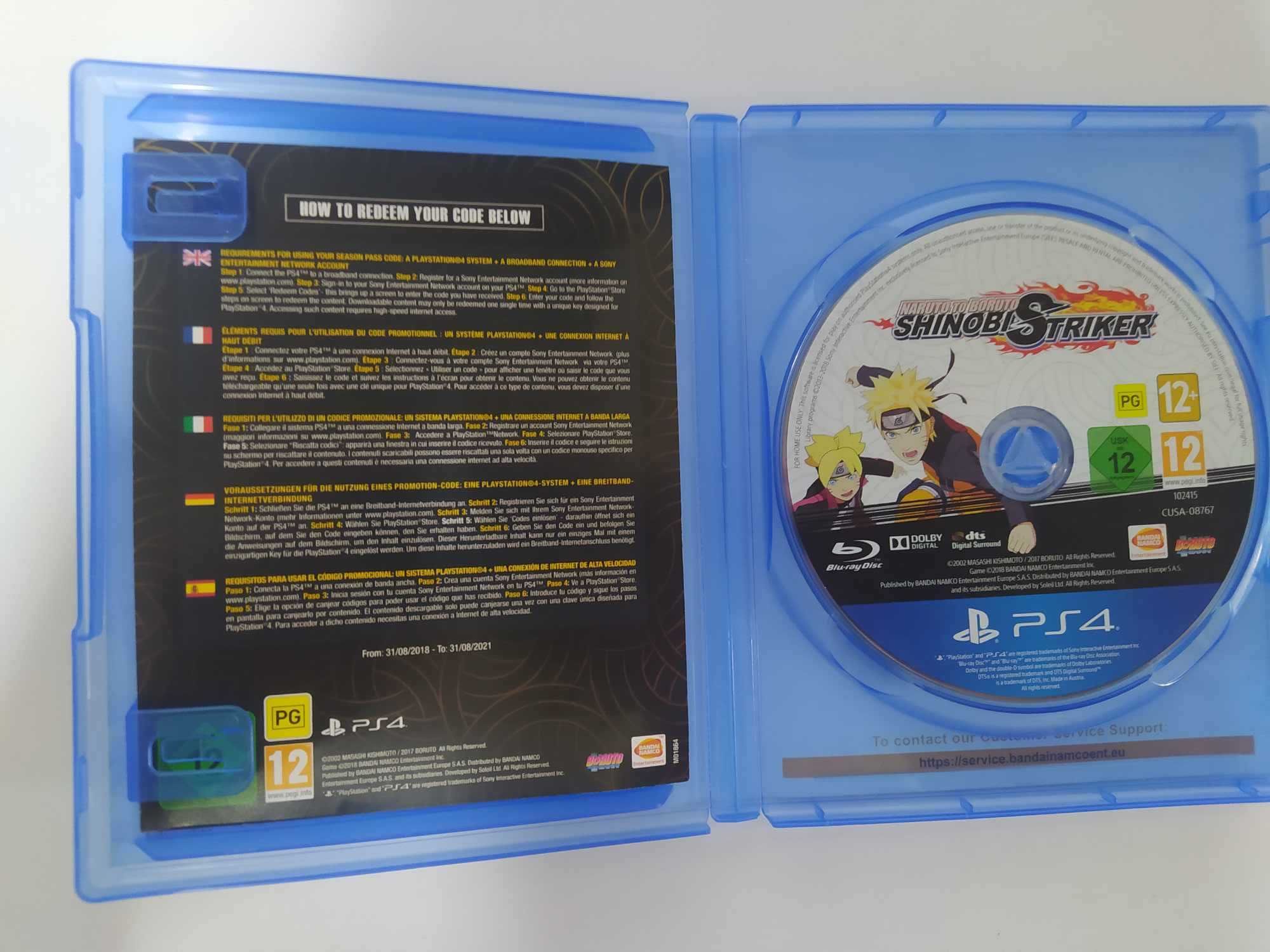Naruto to Boruto: Shinobi Striker PS4 Polskie napisy w grze