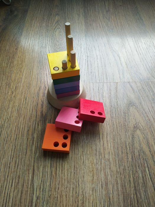 Деревянные развивающие игрушки, мозаика