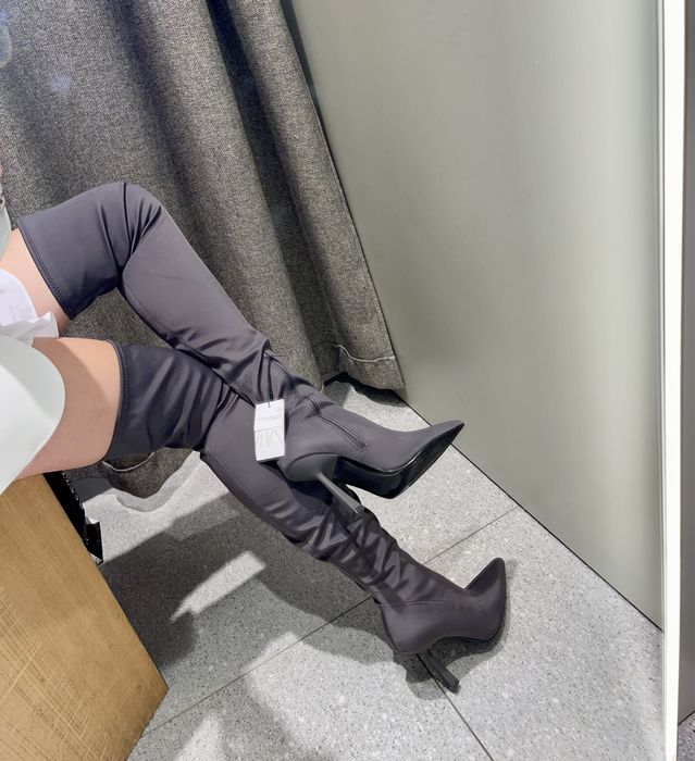 Сапоги чулки Zara