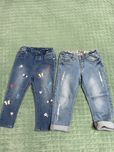 Dzinsy H&M i Tape a Loeil 2-3 lata