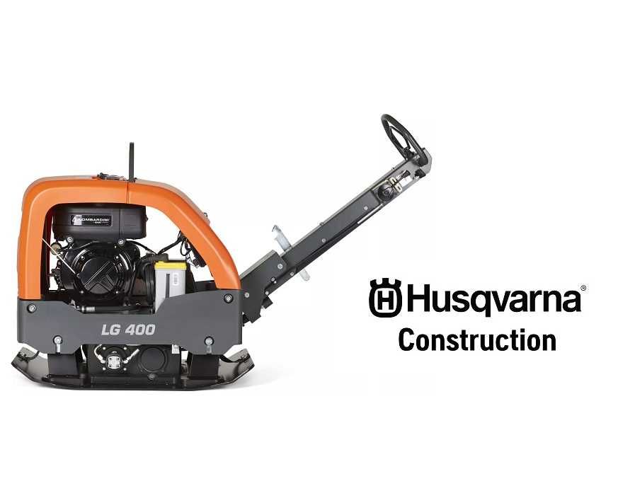 Zagęszczarka Husqvarna LG 400 Diesel Lombardini 8 KM, 65 cm z rewersem