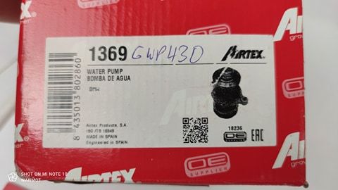 Airtex 1369 Pompa wodna BMW