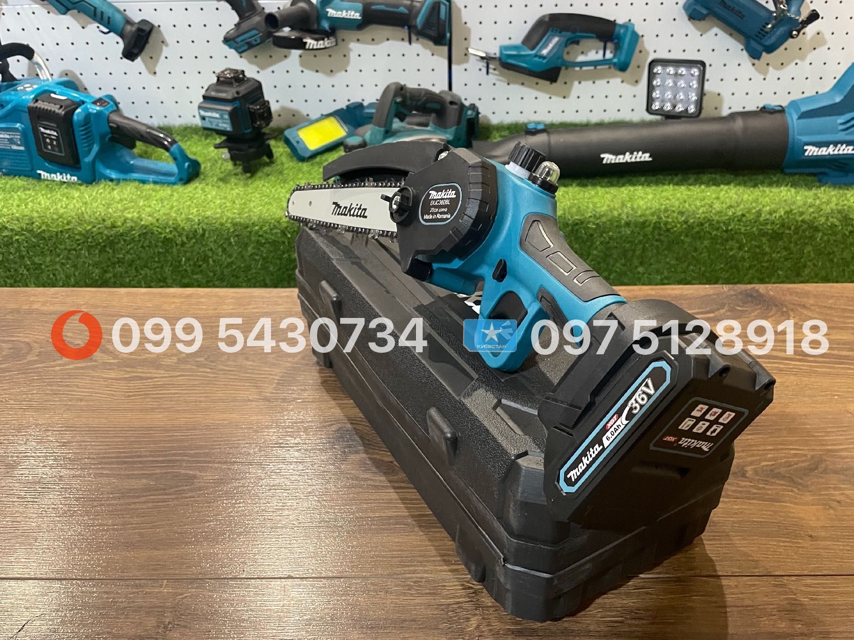 Цепна акумуляторна пила Makita DUC360BL 36V 6Ah безщіткова сучкоріз