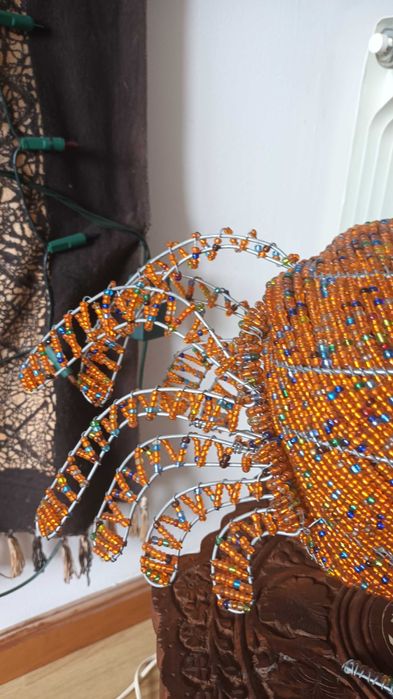 Candeeiro em missangas/Peça de decoração