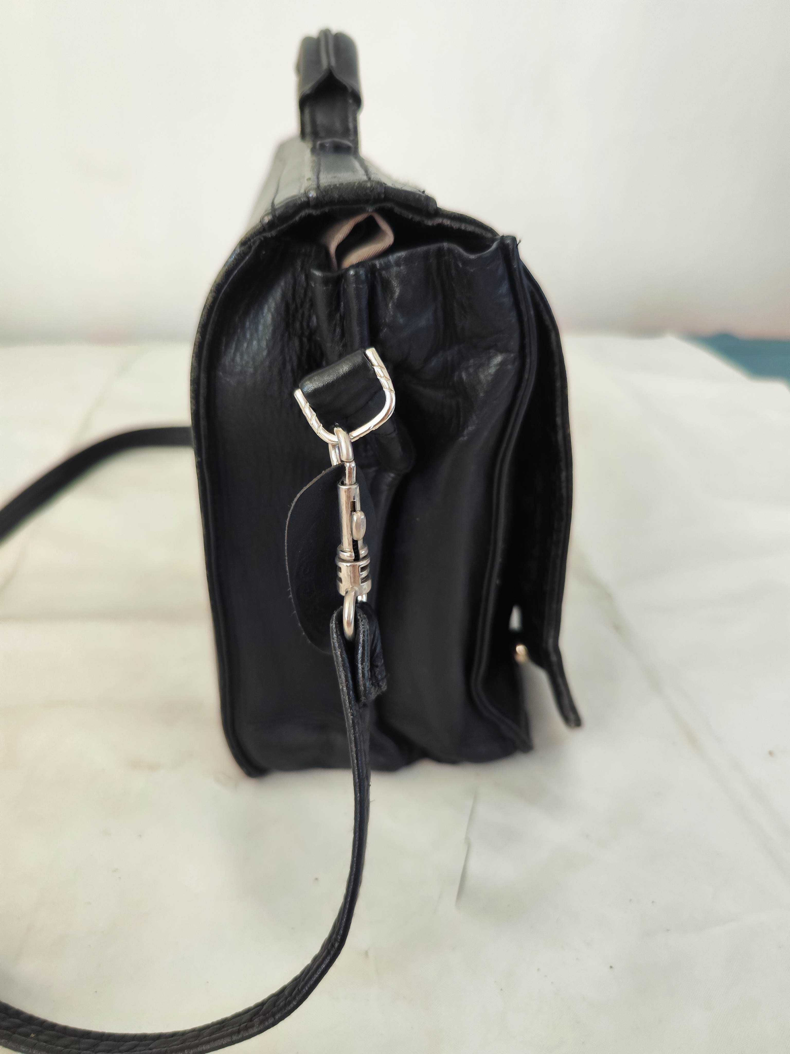 Stara Torba czarna shoperka torebka podróżna plecak bagaż podręczny
