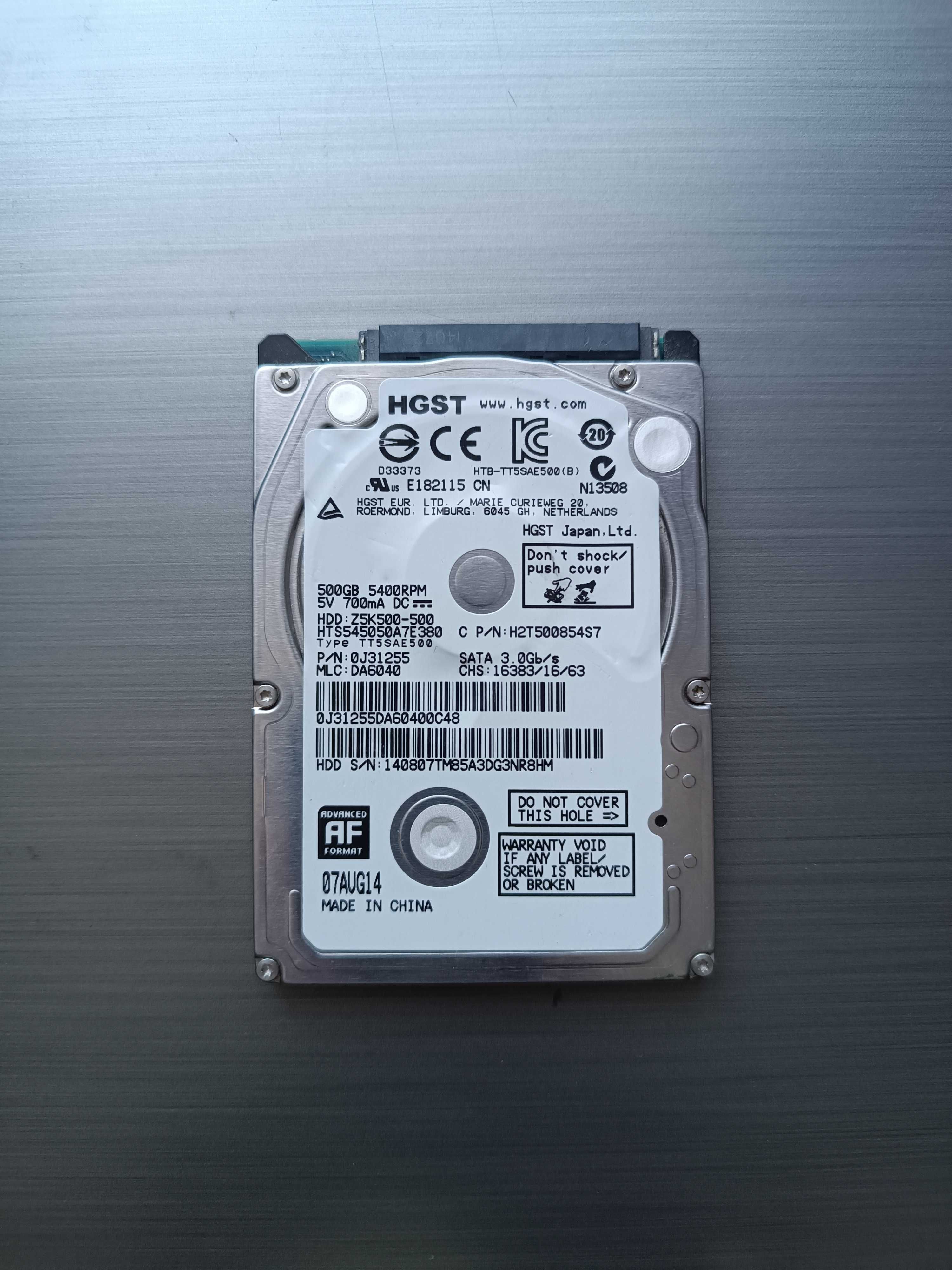 Жесткий диск HGST HTS545050A7E380 500 GB