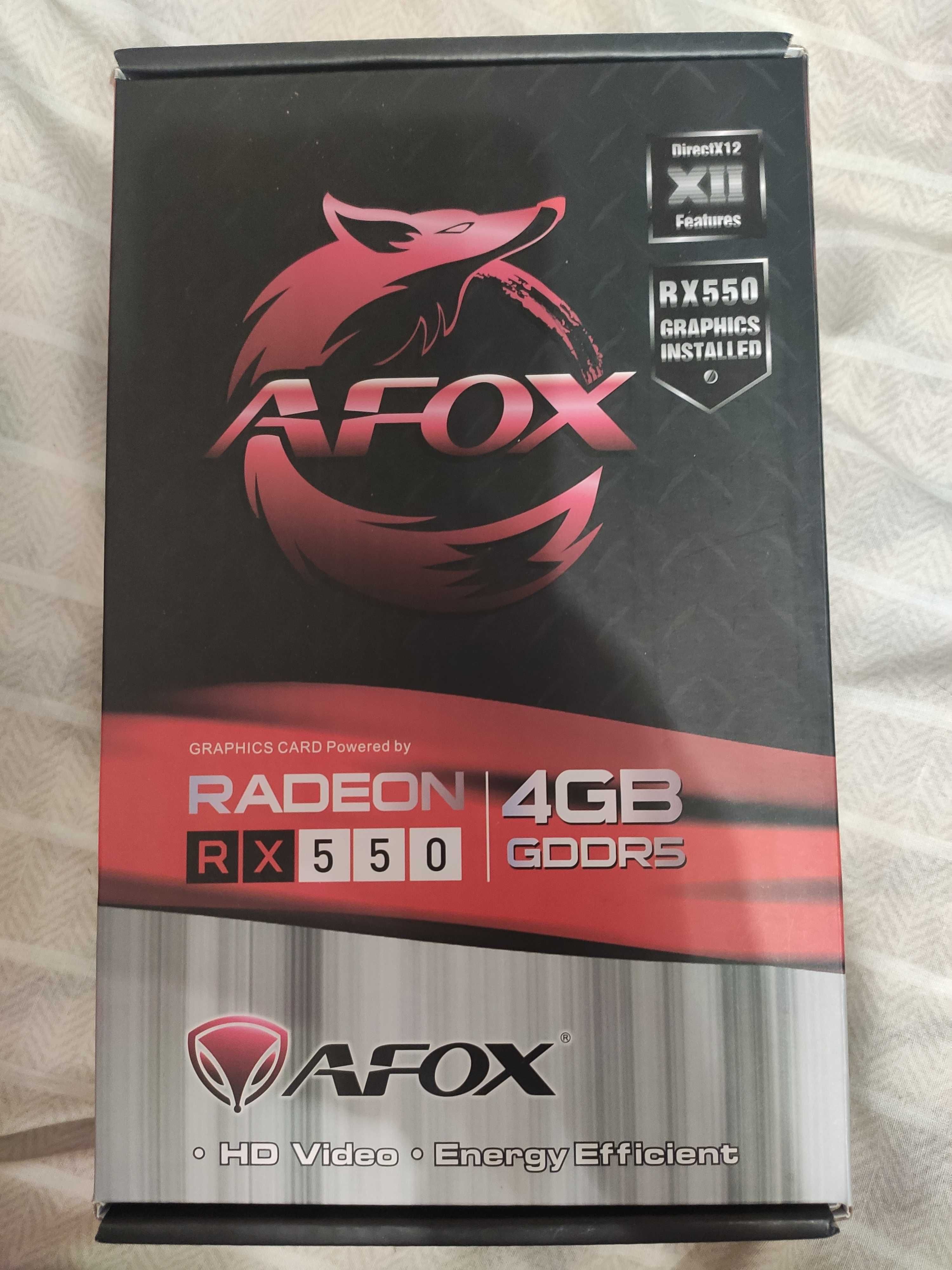 Відеокарта AFOX Radeon RX 550 4Gb GDDR5