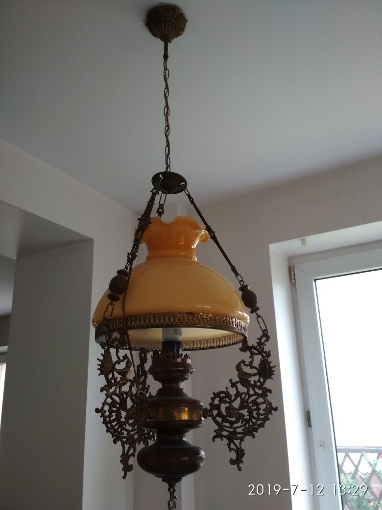Włoska lampa mosiężna firmy Framon.