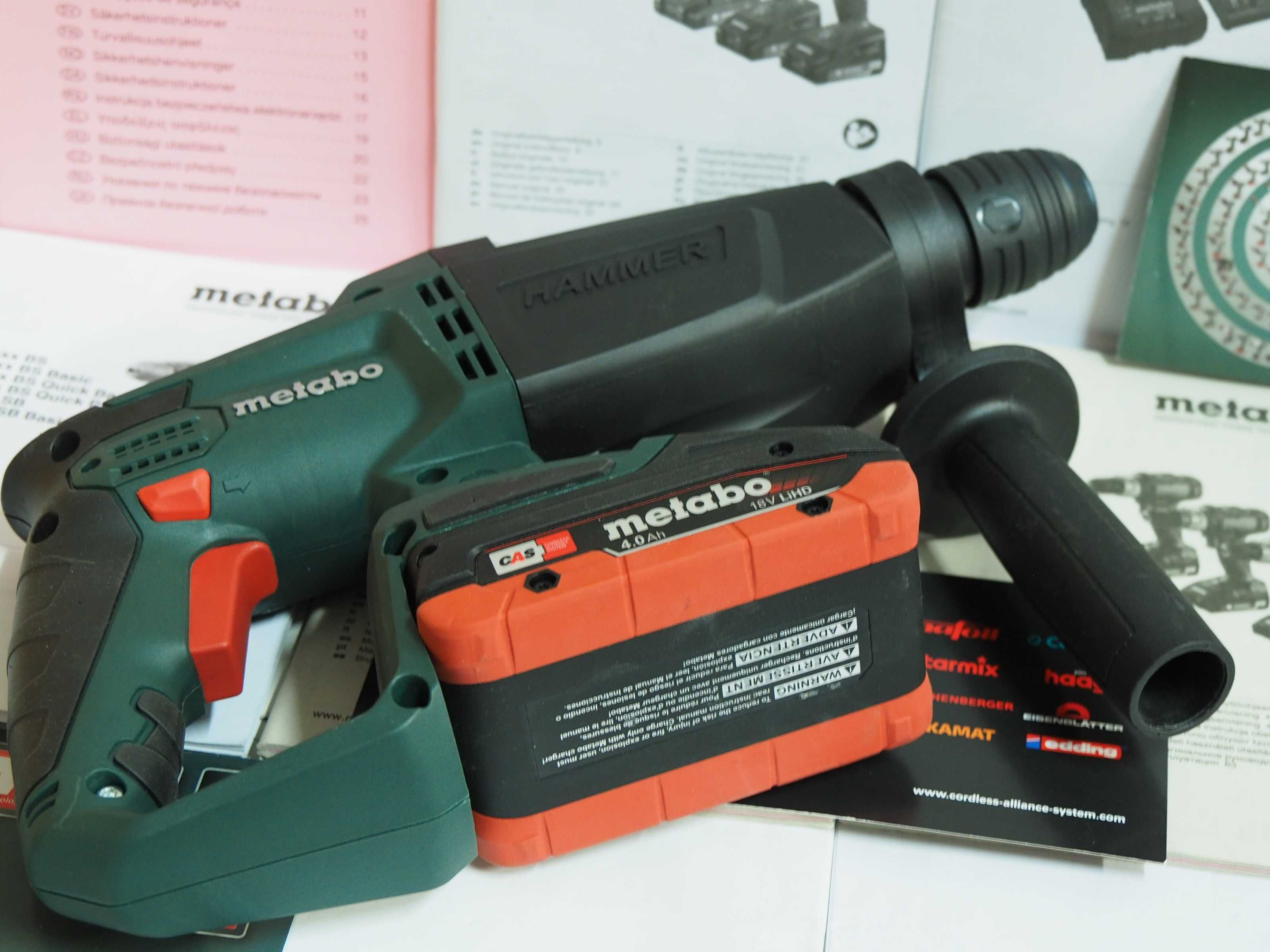 Zestaw METABO KHA 18 LTX wiertarka +bateria 18v 4ah bez walizka