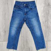 Niebieskie spodnie jeansowe chłopięce, dżinsy, Smyk, Cool Club, r. 98