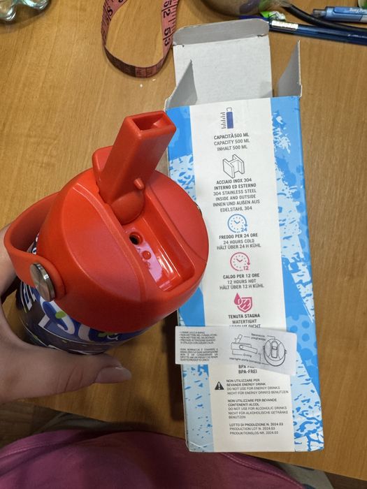 Термо бутилка для дітей з нержавіючої сталі