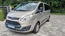 Ford Transit Custom Bardzo ładny stan 100% bezwypadkowy salom Polska 9-osobowy