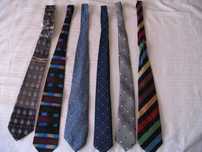 Krawat w paski w kropki , Gucci, Walters etc.