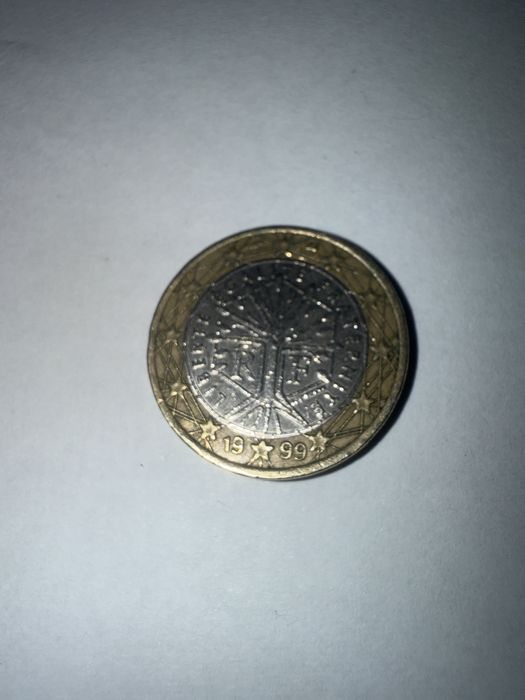 Moeda francesa 1€ 1999