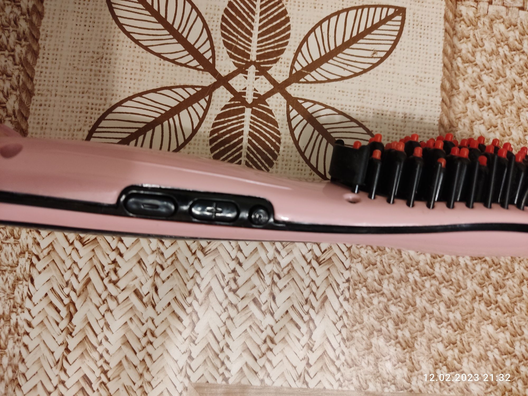 Стайлер/ гребінець-випрямляч FAST HAIR STRAIGHTENER HQT-906