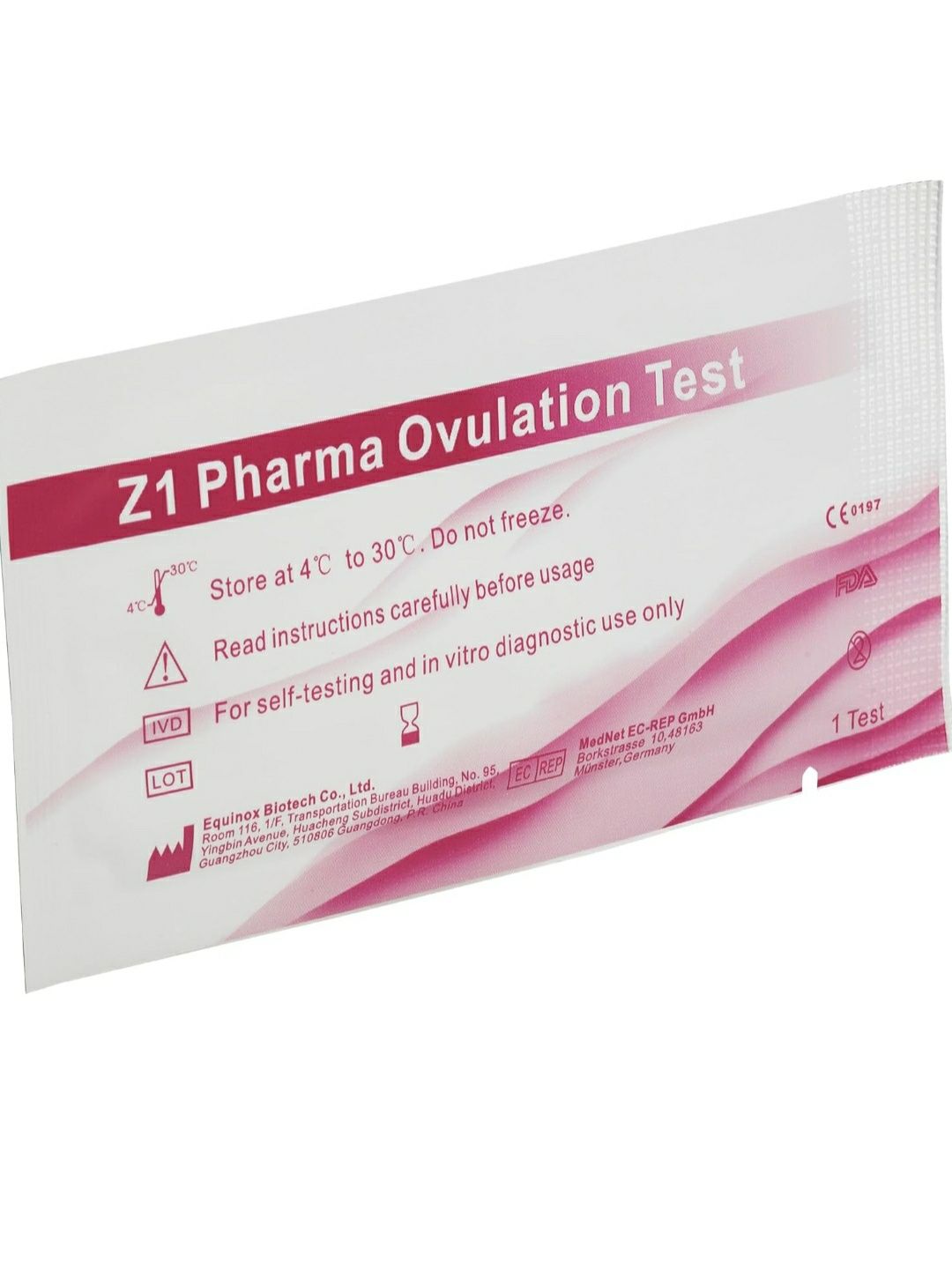 Z1 Pharma® test owulacji - czułość: 10 mIU/ml