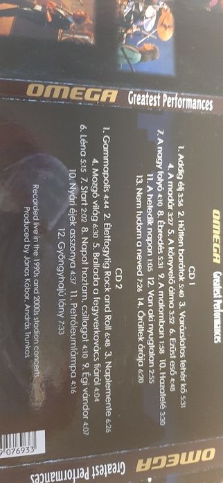Omega CD, , dwie płyty plus bonus  książeczka