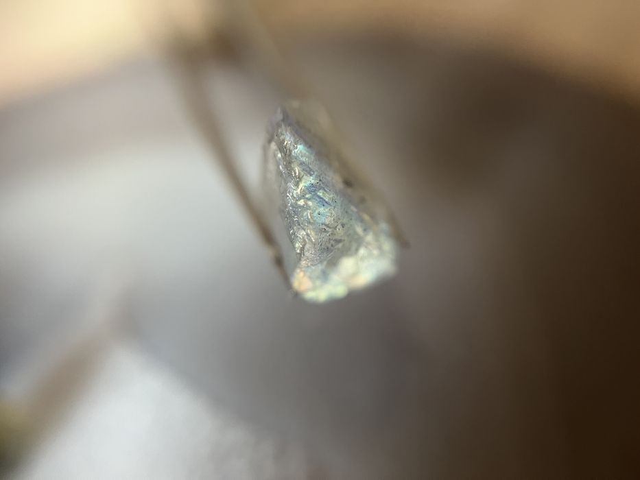 Szaro-niebieski labradoryt ok. 9x11 mm