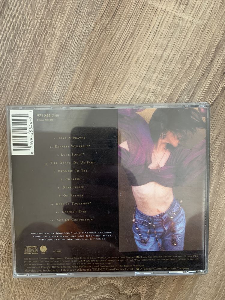 Madonna Like a Prayer CD