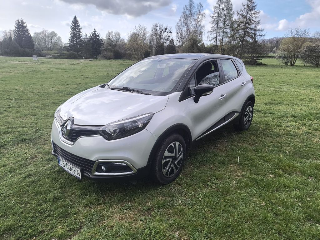 Renault captur srebrny z czarnym dachem