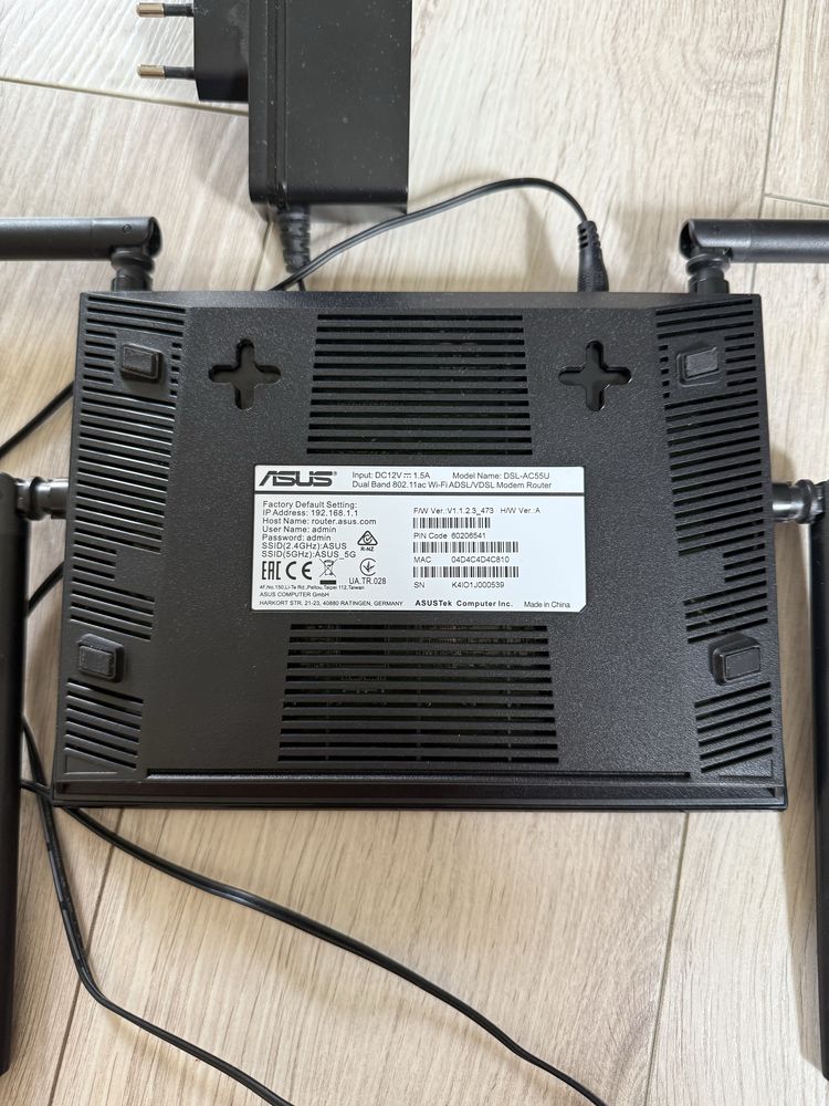 Ruter Asus dsl AC 55 u