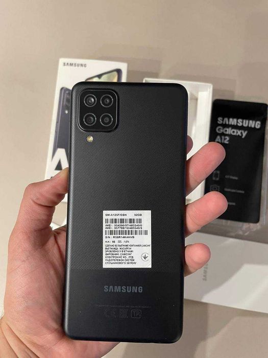 Samsung Galaxy A12 32g Смартфон Samsung A12 Телефон Самсунг