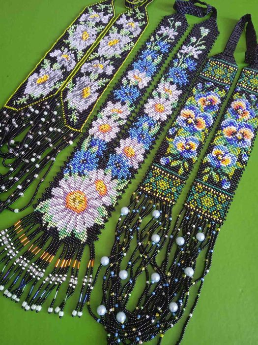 Вироби з бісеру. Гердан, силянка, краватка,чокер